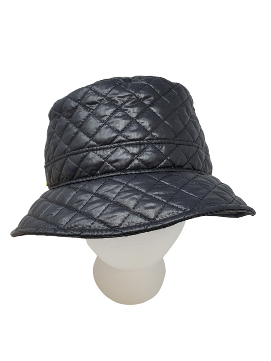 ClaraNY  Lightweight Quilted Bucket Hat water repellent UV protection Color Black