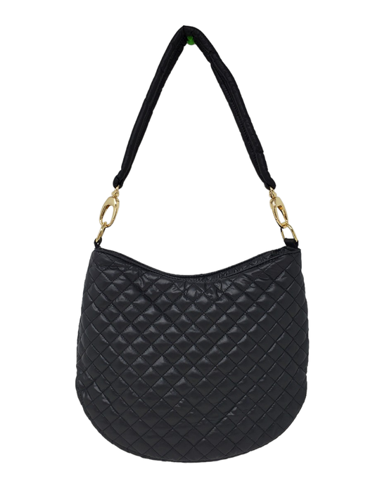 ClaraNY  Lightweight Quilted Crossbody Hobo Bag Color Black