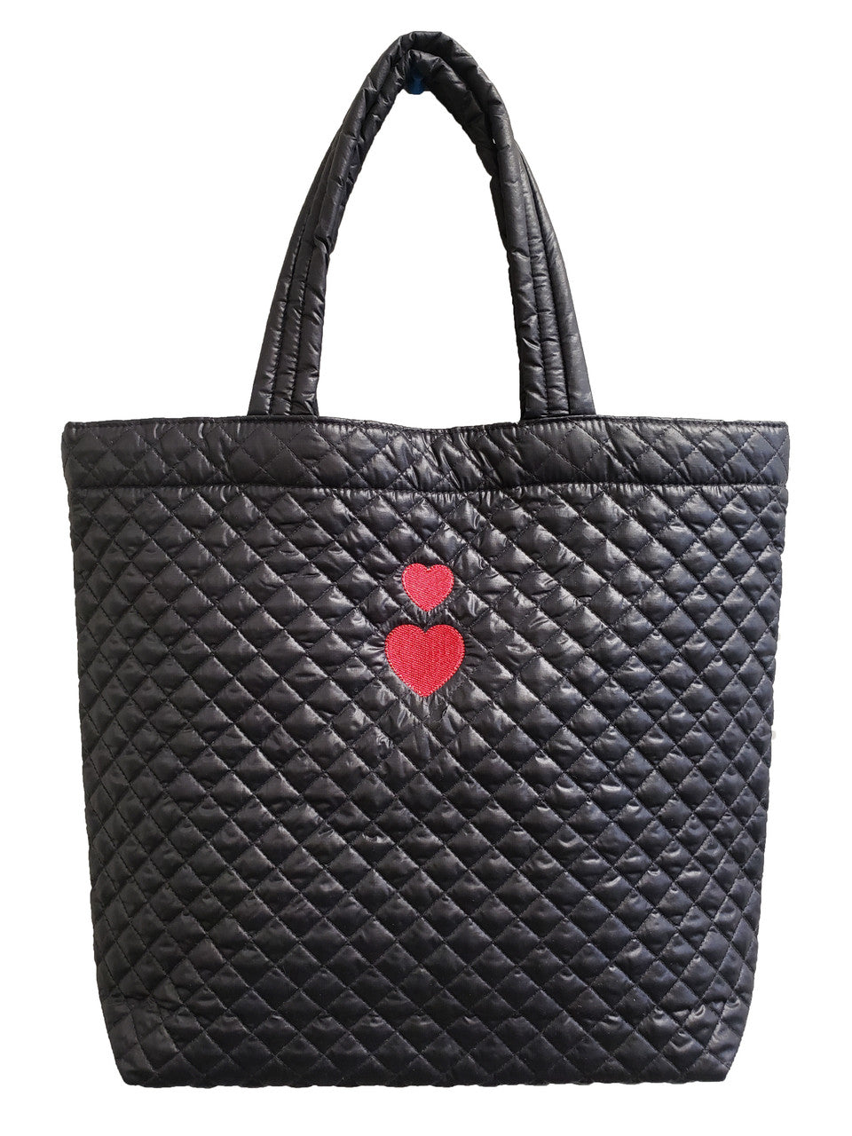 ClaraNY Love Love Heart Embroidery lightweight comfortable tote water repellent