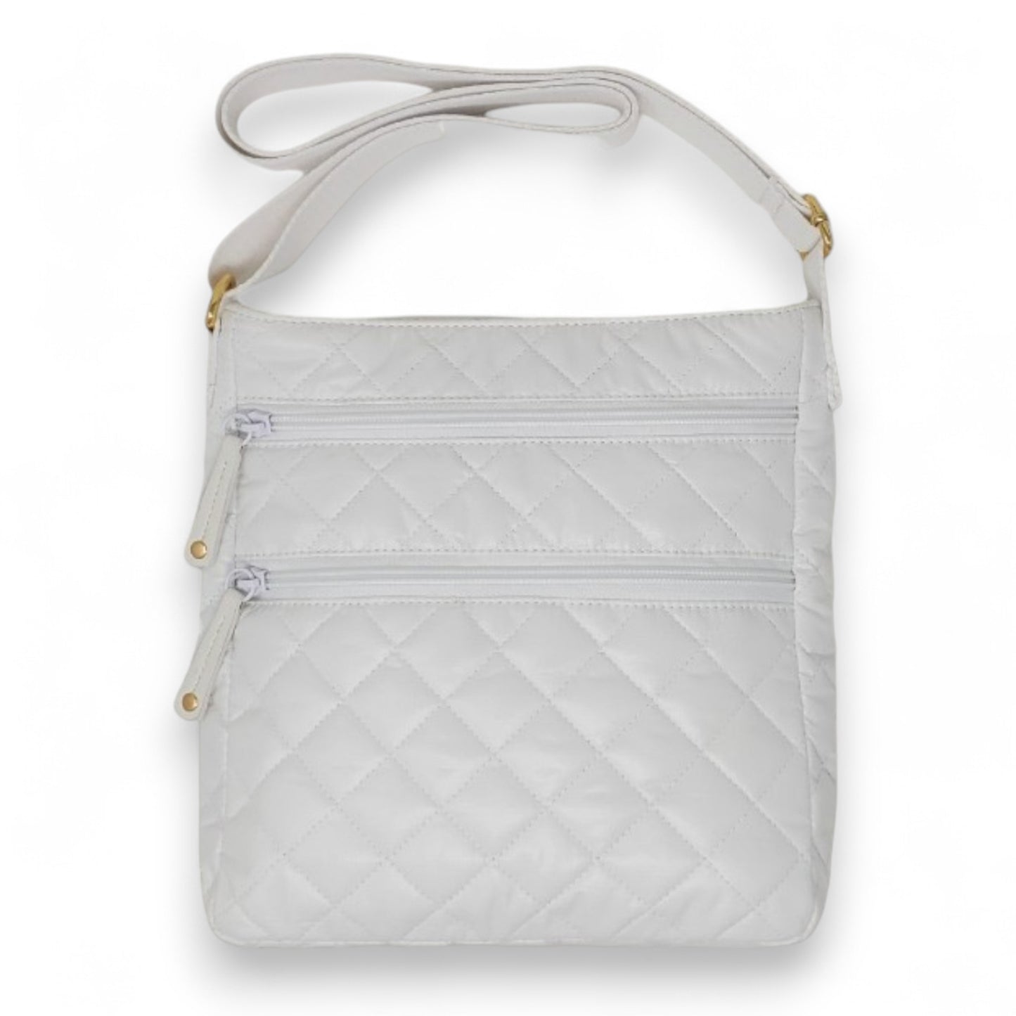 ClaraNY Lightweight Quilted Crossbody bag water repellent finish