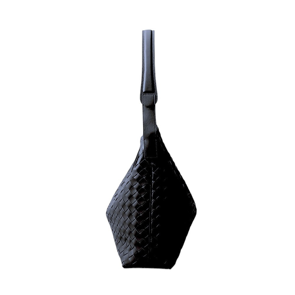 ClaraNY Vegan leather woven tote