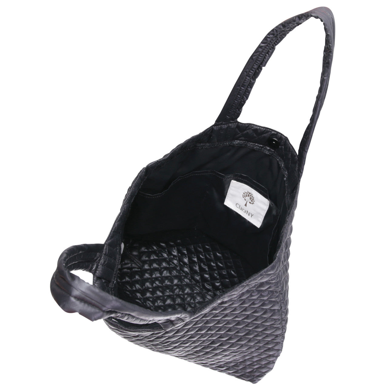 ClaraNY Love Love Heart Embroidery lightweight comfortable tote  water repellent