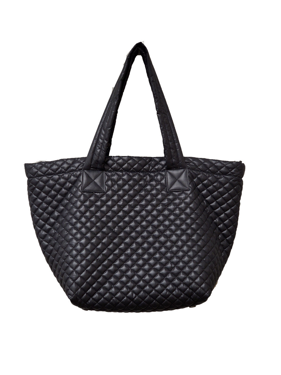 ClaraNY Ultra lightweight Zipper closure Quilted Large Tote with Pouch water repellent